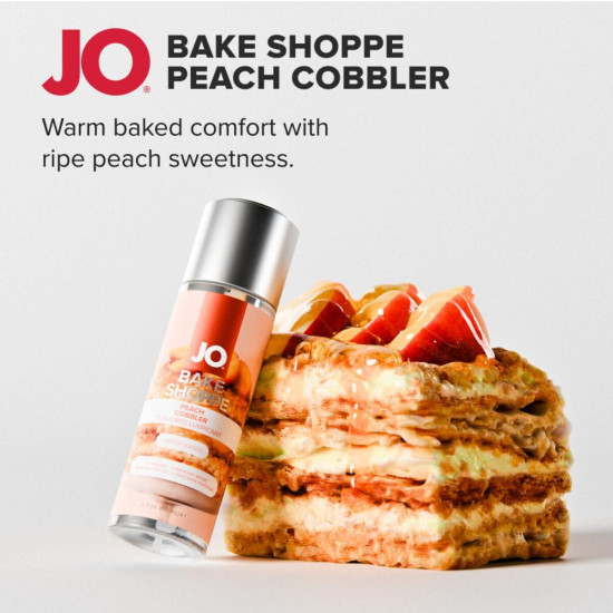Лубрикант на водной основе, без сахара и парабенов, персиковый пирог JO Bake Shoppe - Peach Cobbler, 60 ml