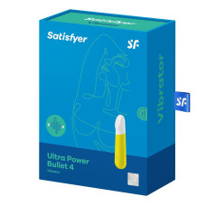 Вибропуля перезаряжаемая, жёлтая Ultra Power Bullet 4 Yellow