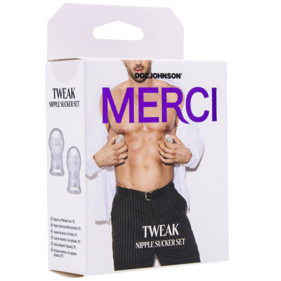 Присоски для стимуляції сосків Doc Johnson Merci Tweak Nipple Sucker Set
