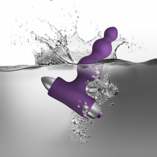 Анальный вибратор фиолетового цвета Rocks Off Petite Sensations Bubbles Purple
