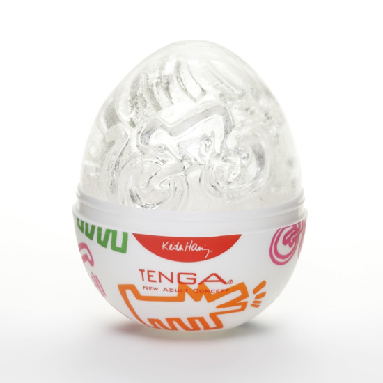Набор из 6 яиц-мастурбаторов с дизайном Street Tenga Keith Haring Egg Street Pack