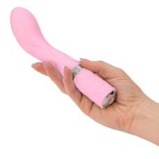Вібратор для точки G з кристалом Сваровські, рожевий Pillow Talk Sassy Pink