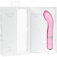 Вібратор для точки G з кристалом Сваровські, рожевий Pillow Talk Sassy Pink