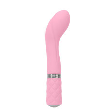 Вібратор для точки G з кристалом Сваровські, рожевий Pillow Talk Sassy Pink