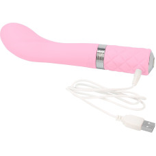 Вібратор для точки G з кристалом Сваровські, рожевий Pillow Talk Sassy Pink