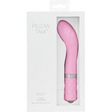 Вібратор для точки G з кристалом Сваровські, рожевий Pillow Talk Sassy Pink