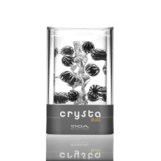Прозрачный мастурбатор с рельефом в виде плотных шариков Tenga Crysta Ball