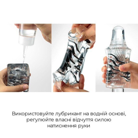 Мастурбатор Tenga Crysta Ball, уникальный рельеф, стимулирующие плотные шарики