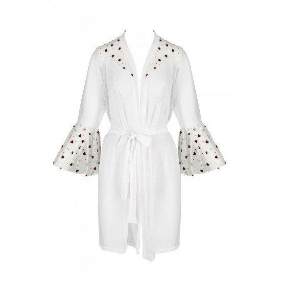 Пеньюар, белый Lovelia Peignoir White, S/M