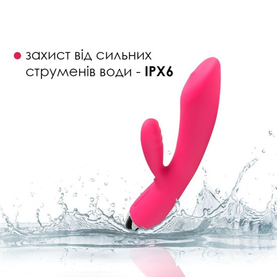 Вібратор-кролик з перловою стимуляцією точки G, червоний Svakom Trysta Plum Red