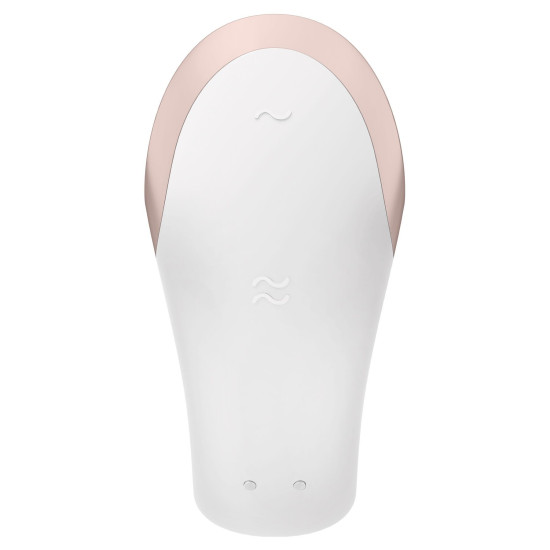 Смарт-вібратор для пар, білий Satisfyer Double Love White