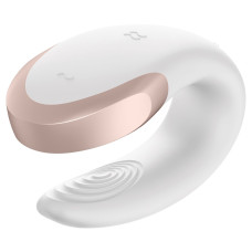 Смарт-вибратор для пар, белый Satisfyer Double Love White
