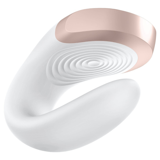 Смарт-вібратор для пар, білий Satisfyer Double Love White