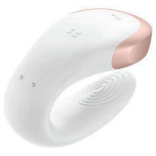 Смарт-вибратор для пар, белый Satisfyer Double Love White