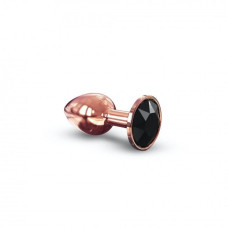 Металева анальна пробка з прикрасою у вигляді кристала, діаметр 2,7 см Dorcel Diamond Plug S