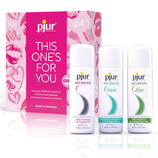 Набор из 3-х лубрикантов специально для женщин Pjur Woman Selection This One's For You