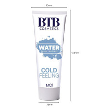Інтимна змазка з охолоджувальним ефектом на водній основі BTB COLD FEELING, 100 ml