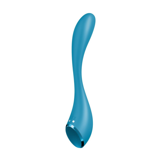 Універсальний вібратор, бірюзовий Satisfyer G-Spot Flex 5+ Petrol