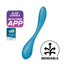 Універсальний вібратор, бірюзовий Satisfyer G-Spot Flex 5+ Petrol