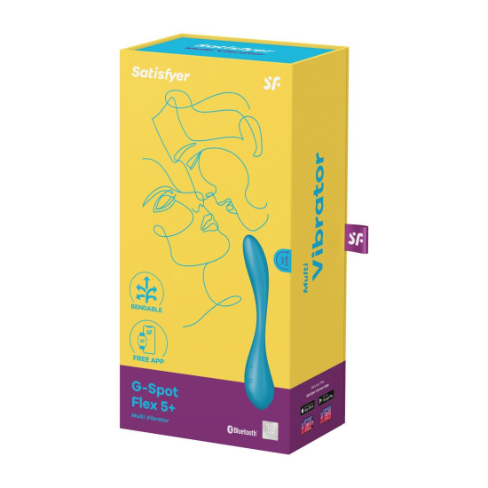Універсальний вібратор, бірюзовий Satisfyer G-Spot Flex 5+ Petrol