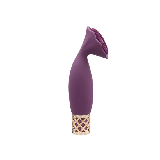 Кліторальний вібратор з 3 стимулюючими зонами, бордовий Pillow Talk Secrets Passion Clitoral Vibrator Wine