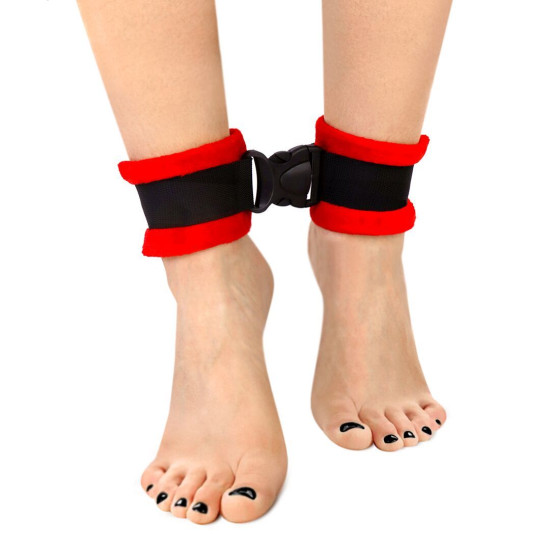 Поножи, красные Art of Sex Ankle Cuffs Soft Touch