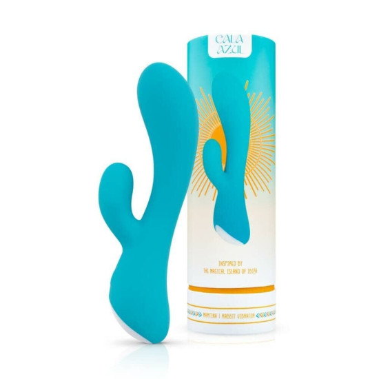 Вібратор-кролик ергономічної форми, 10 режимів Cala Azul Martina Rabbit Vibrator
