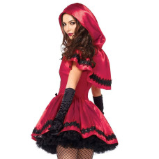 Еротичний костюм Червоної Шапочки (сукня і накидка) Leg Avenue Gothic Red Riding Hood, M