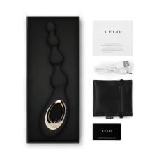 Анальные бусы с вибрацией, 8 режимов, черные LELO Soraya Beads Black