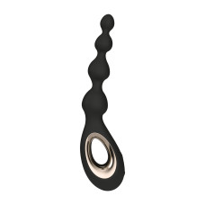 Анальные бусы с вибрацией, 8 режимов, черные LELO Soraya Beads Black