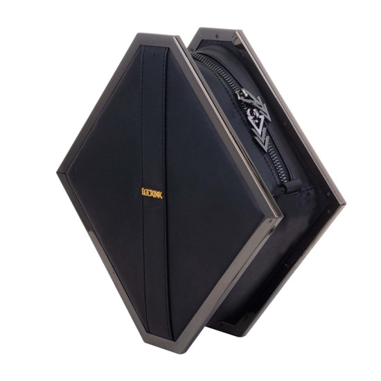 Сумка для хранения секс-игрушек, черная Lockink Mysterious Square Kink Bag Black