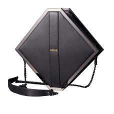 Сумка для зберігання секс-іграшок, чорна Lockink Mysterious Square Kink Bag Black