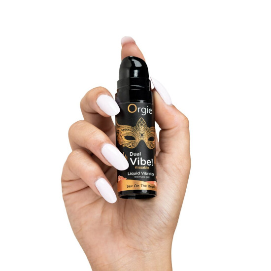 Жидкий вибратор Orgie Dual Vibe! Sex On The Beach Kissable Liquid Vibrator, 15 ml