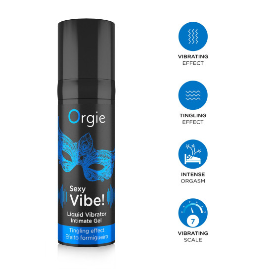 Жидкий вибратор Orgie Sexy Vibe! Liquid Vibrator, 15 ml
