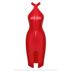 Платье, красное Noir Handmade F354 Red Powerwetlook Dress, XL