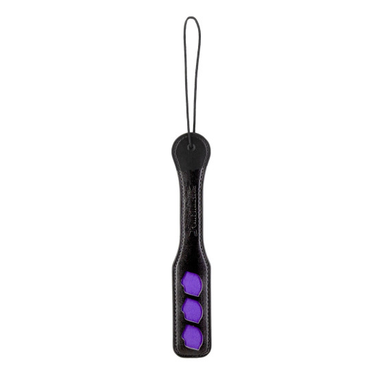 Паддл з малюнком губ, чорний Punishment Purple Lips Paddle Black