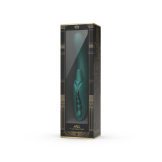 Вибратор-кролик, бирюзово-зеленый Zalo Ares Turquoise Green