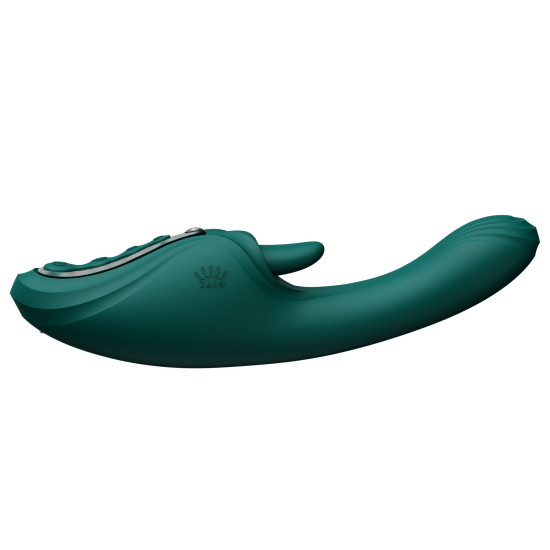 Вибратор-кролик, бирюзово-зеленый Zalo Ares Turquoise Green