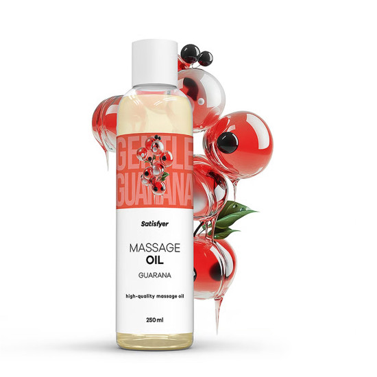 Массажное масло, гуарана Satisfyer Massage Oil Guarana, 250 ml (срок 30.04.2027)