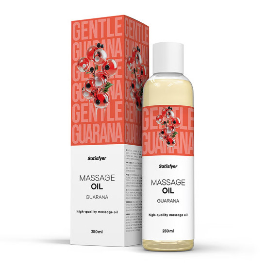 Массажное масло, гуарана Satisfyer Massage Oil Guarana, 250 ml (срок 30.04.2027)