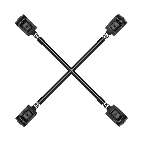 Крестовина для фиксации с наручниками Bedroom Fantasies Hog Tie Cross Bar With Cuffs