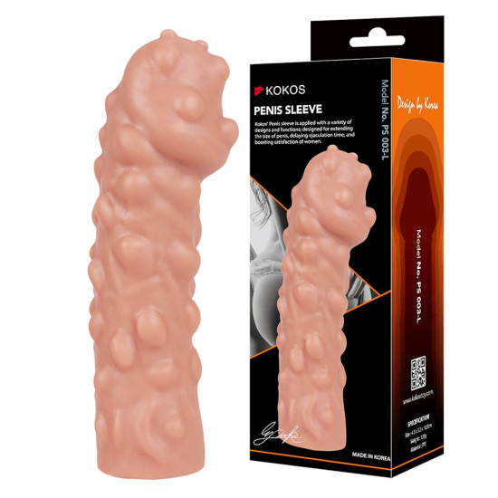 Насадка на член Kokos Penis Sleeve PS 003, L