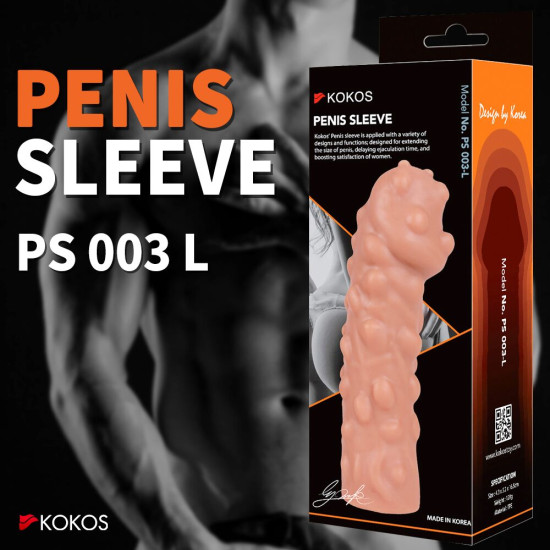 Насадка на член Kokos Penis Sleeve PS 003, L