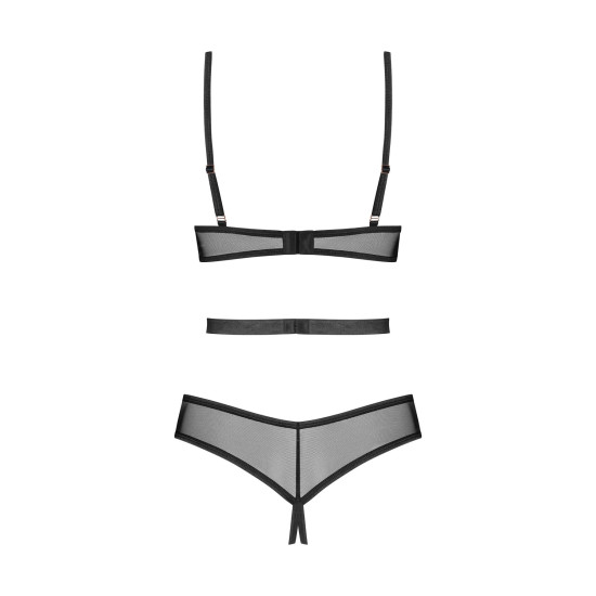 Боді Obsessive Euridia Crotchless Teddy, розмір M/L