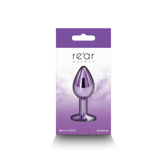 Анальная пробка, фиолетовая NS Novelties Rear Assets - Purple, S