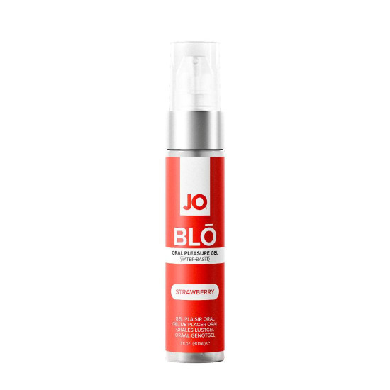 Гель для оральных ласк, клубника JO - BLO - Strawberry, 30 ml