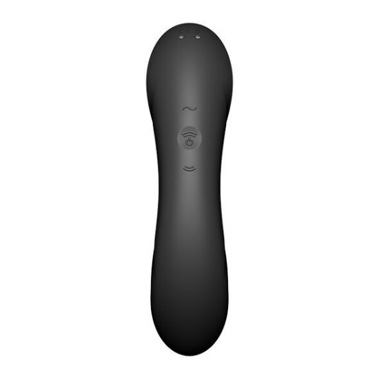 Вакуумный стимулятор с вибрацией, черный Satisfyer Curvy Trinity 4 Black