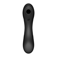 Вакуумний стимулятор з вібрацією, чорний Satisfyer Curvy Trinity 4 Black