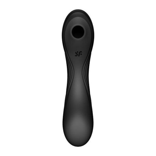 Вакуумный стимулятор с вибрацией, черный Satisfyer Curvy Trinity 4 Black