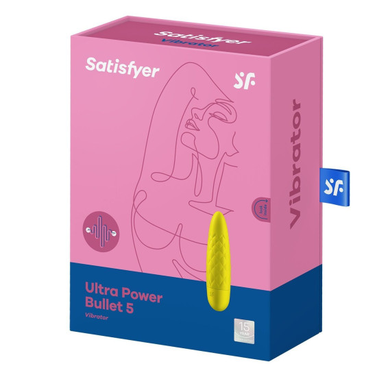 Мінівібратор, жовтий Satisfyer Ultra Power Bullet 5 Yellow